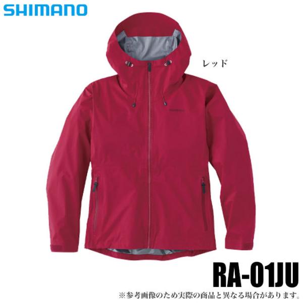 シマノ RA-01JV レインギアジャケット01 WM レッド | 釣具 釣り