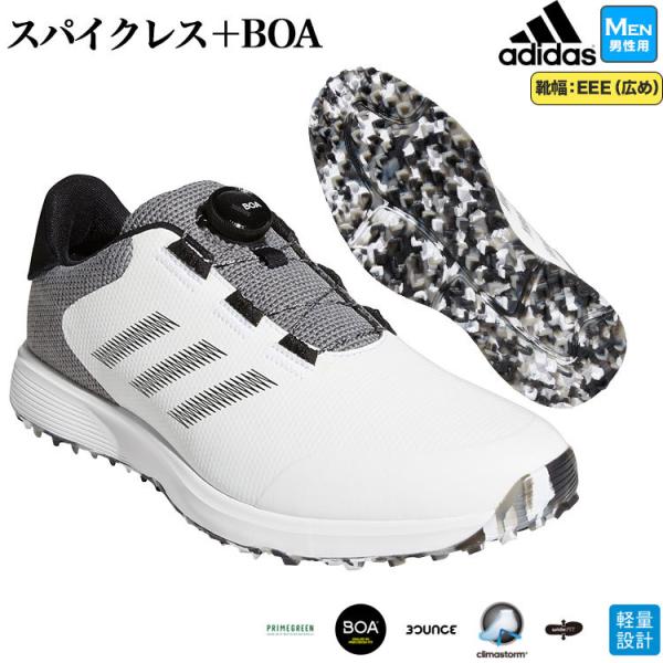 adidas（アディダス） ゴルフシューズ KZK60 S2G SL ボア (スパイク