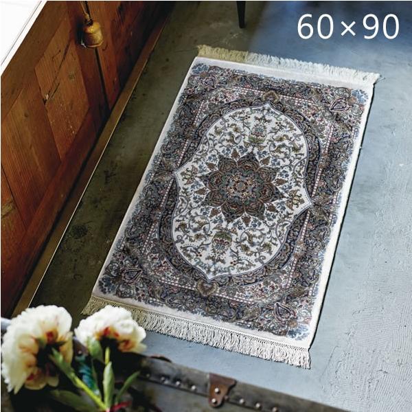 マット 60×90cm クム ウィルトン織 モリヨシ ラグ カーペット トルコ製