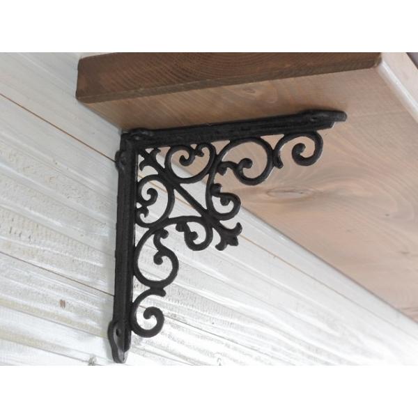 アイアンブラケット棚受けＬアングル鋳物　33