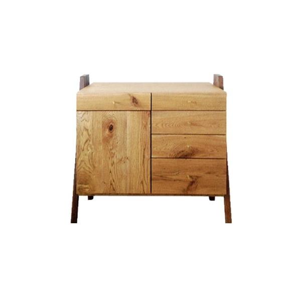 開梱設置送料無料] 橋詰家具 国産 90サイドボード シクロ ナラ材