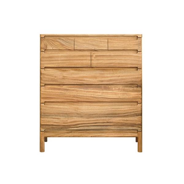 美品　橋詰家具　楠無垢材　国産　ミドルチェスト　タンス　チェスト　箪笥　着物 開梱設置送料無料] 橋詰家具 国産 ビスク 900-5段チェスト 楠無垢材