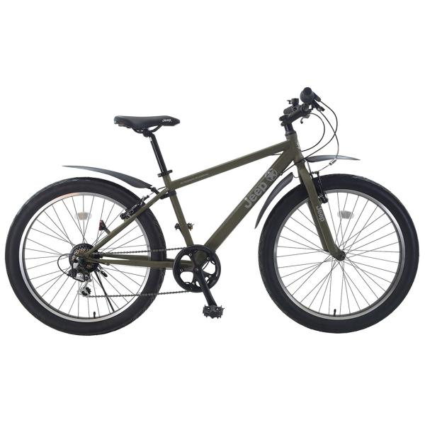 セミファットバイク マウンテンバイク 泥除け付き 自転車 完成品 26インチ シマノ6段変速 自転車 泥除け付き Jeep 自転車車体 ジープ Je 266ft 完全組立 Jeecyje266ft 自転車通販 F Select