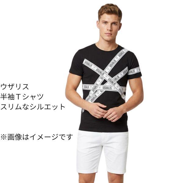 USUALIS（ウザリス） TシャツUSUALIS M-3Lサイズ 01-2520-60-05 HT*M 