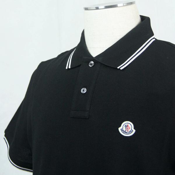 ポロシャツ モンクレール M Lサイズ 8a703 00 999 Hps M Hps L Moncler ブラック メンズ 希少 一点物 ダウン M L Shershine Com