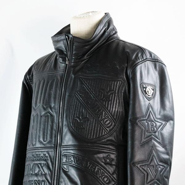 バーニヴァーノ レザーブルゾン BAW-MLB4800 BZ BARNI VARNO レザー