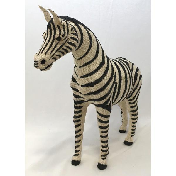 4個入り 45cm ハンドメイド ゼブラ コットン おしゃれ かわいい デザイン インテリア 雑貨 リビング 玄関 庭 ガーデン