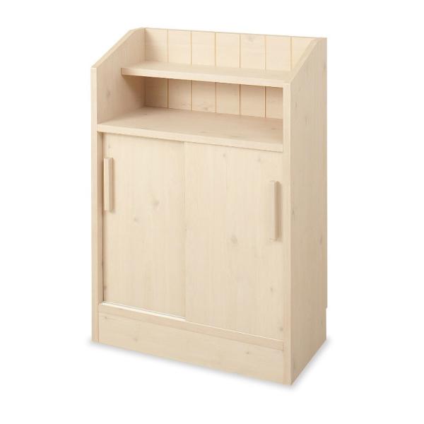 人気ブランド カウンター下収納 引戸60 5cm幅 キャビネット 電話台 Fax台 本棚 おしゃれ カウンター下 北欧 日本製 マガジンラック 完成品