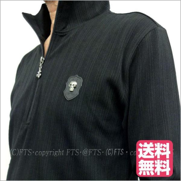 Be Ambition ジップ 長袖ｔシャツ ポロシャツ メンズ スカル ドクロ柄 メタルスタッズ ランダムストライプ 黒 おしゃれ カッコいい ブランド Buyee Buyee 日本の通販商品 オークションの代理入札 代理購入
