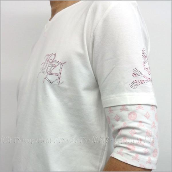 Be Ambition 五分袖ｔシャツ メンズ フェイクレイヤード スカル ラインストーン モノグラム Vネックｔ 白 おしゃれ かっこいい ブランド Buyee Buyee Japanese Proxy Service Buy From Japan Bot Online