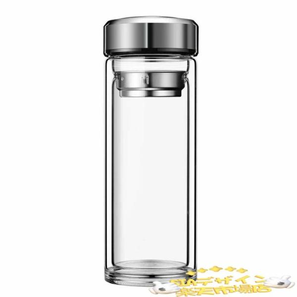 この商品について   プレミアム素材: 二重壁のホウケイ酸ガラス製で、沸騰しても氷水でも安全で。   ステンレスフィルター：茶網を細かく分散させ、茶と水を素早く分離し、茶滓をろ過します。   漏れ防止：強力なシール、ロータリーポットカバー、...