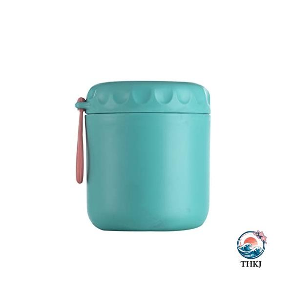 スープジャー ランチスープジャー 401 500ml 広口 保温保冷 スープコンテナー  ランチジャー 弁当箱 電子レンジ対応 スプーン付き お手入れ 簡単 オシャレ