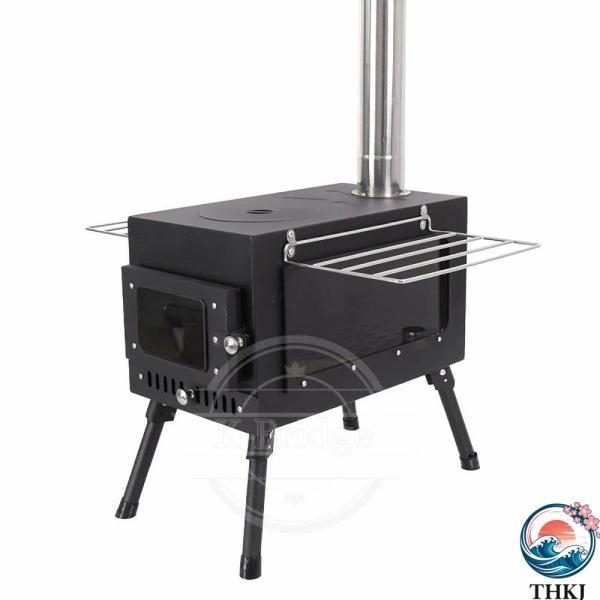 材質:ステンレス鋼, 合金鋼? 便利な屋外ピクニック焚き火ストーブ: 折り畳み式で持ち運びが簡単 - 火を見るための大きな窓 - 灰受け皿が別々、折り畳み式デザイン、4つのサイドパネルとボトムパネルが一体型、組み立てが簡単！ 超軽量、個人キ...