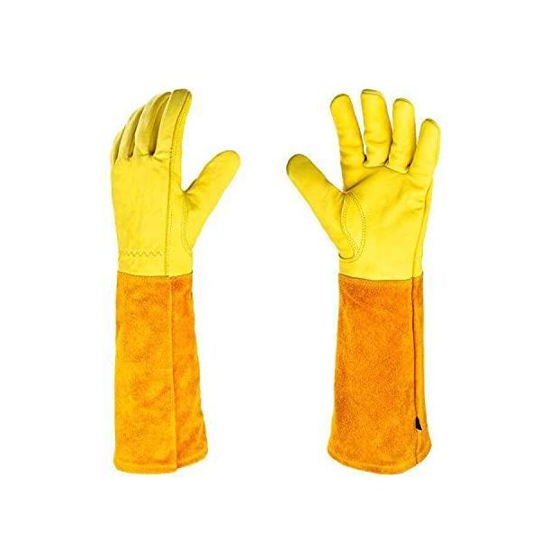 作業手袋 ガーデニング手袋 ガーデングローブ 革手袋 プロフェッショナル サボテン ローズ バラ 剪定 ガーデニング 耐摩耗 ロング長袖手袋 庭作業手袋 園芸用手