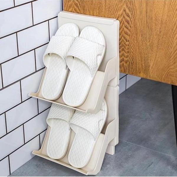 靴ホルダー 壁面収納シューズスタンド 省スペース シューズホルダー 靴 収納 滑りとめ 耐久性 靴箱 お手入れが簡単 安定 スリッパラック 置物