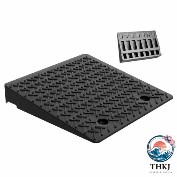 駐車場 段差プレート 幅50cm ゴム製 段差解消スロープ 10cm 12cm 15cm  20cm カースロープ 段差 車庫 バイク スロープ 階段 滑り止め 車椅子 人気