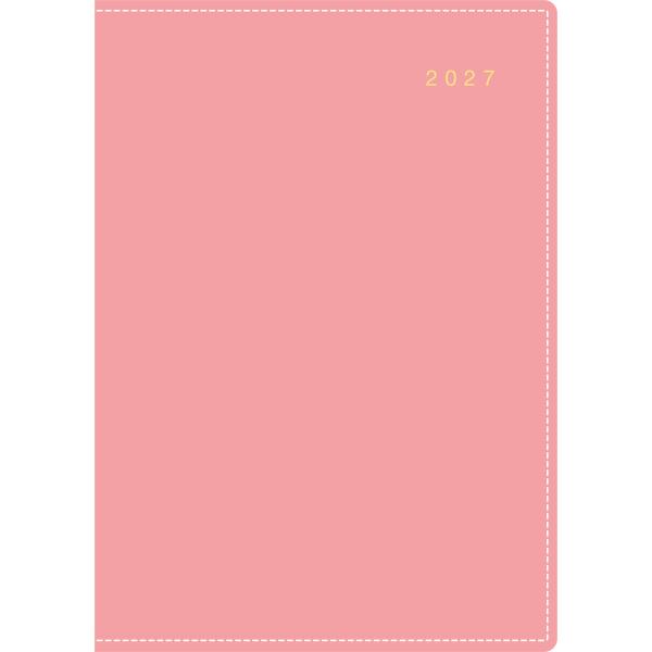 【全国送料無料】 高橋書店 2027年 ２１６ リシェル６ Ａ６ マットローズピンク 郵便受届