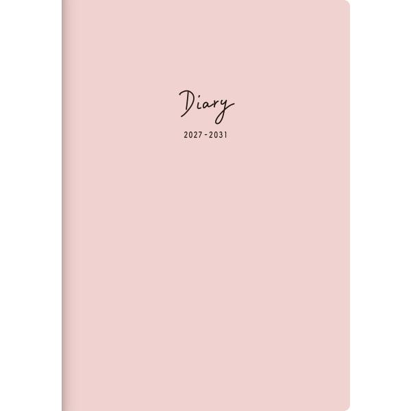 【全国送料無料】　高橋書店　2027年　３４７　５年ＤＩＡＲＹ　Ｂ６　ローズピンク　郵便受届