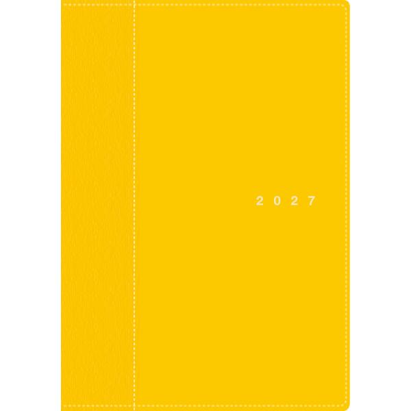 【全国送料無料】　高橋書店　2027年　３５２　シャルム２　Ｂ６　メローイエロー　郵便受届