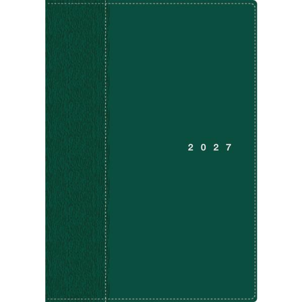 【全国送料無料】　高橋書店　2027年　３５９　シャルム９　Ｂ６　ロイヤルグリーン　郵便受届
