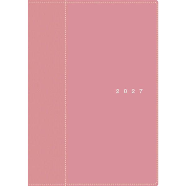 【全国送料無料】　高橋書店　2027年　３６０　シャルム１０　Ｂ６　ライトブリックレッド　郵便受届