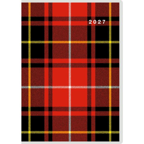【全国送料無料】　高橋書店　2027年　３７５　クレールインデックスグラン３月曜始まり　Ａ５　チェック　郵便受届