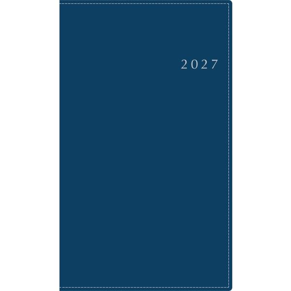【全国送料無料】　高橋書店　2027年　４１３　ニューダイアリーカジュアル３　手帳判　ネイビー　郵便受届
