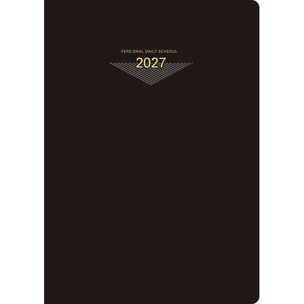 【全国送料無料】　高橋書店　2027年　６２　ウィークメモ付きダイアリー　Ａ５　黒　郵便受届