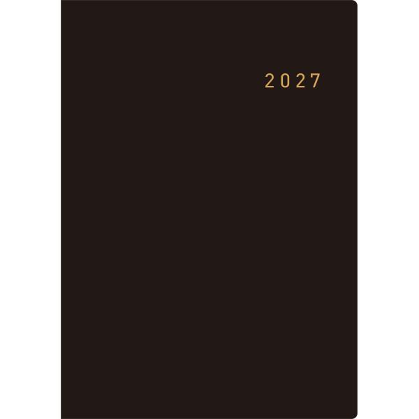 【全国送料無料】　高橋書店　2027年　８６　ニューダイアリー　Ａ５　黒　郵便受届