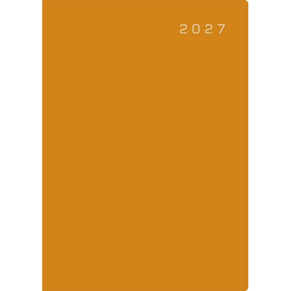 【全国送料無料】　高橋書店　2027年　８８　ニューダイアリー　Ａ５　キャメル　郵便受届