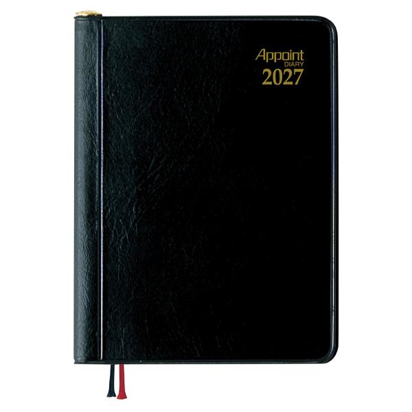 【全国送料無料】　ダイゴー　2027 アポイント 2W 鉛筆付　E1018　サイズ:95×72×8mm　ブラック　郵便受届