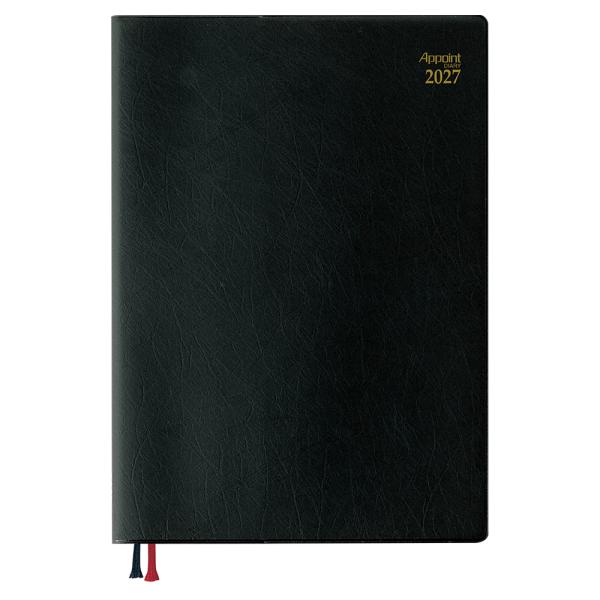 【全国送料無料】　ダイゴー　2027 アポイント デスク A5 1Wバーチカル　E1041　サイズ:216×152×13mm　ブラック　郵便受届