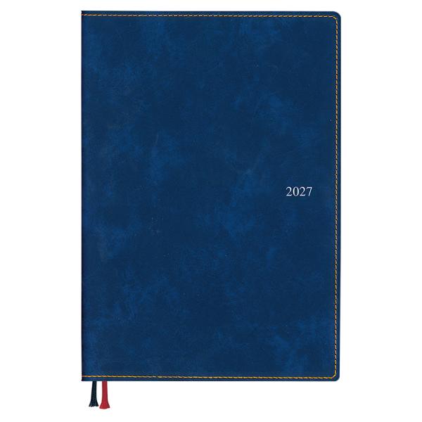 【全国送料無料】　ダイゴー　2027 アポイント デスク B6 1Wバーチカル ネイビー　E1669　サイズ:190×133×12mm　ネイビー　郵便受届