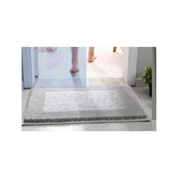 玄関マット・スクエア　４0ｃｍ×６０ｃｍ　洗える マイクロファイバー