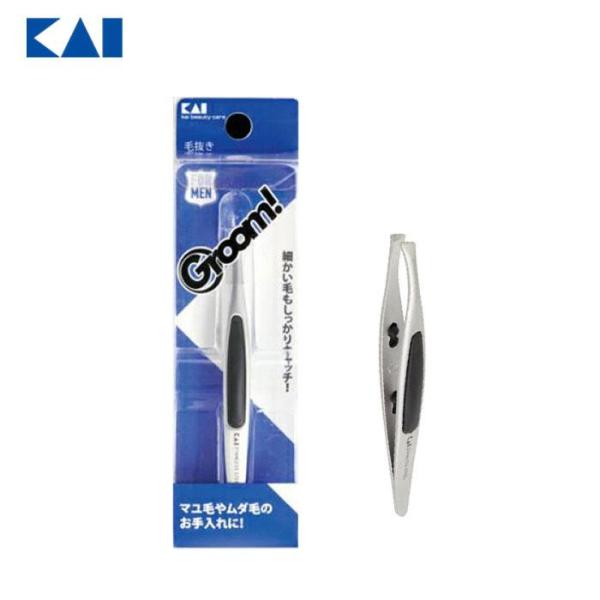 [貝印]Groom!毛抜き●グリップしやすいすべりどめ付き。●職人による精密刃付けで細かい毛もしっかりキャッチ。内容量 1個メーカー 貝印※製品の仕様は予告なく変更する場合があります。予めご了承ください。※画像はイメージです。実際の商品とは...