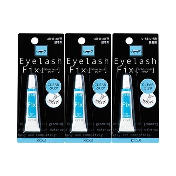 チューブ型のつけまつげ専用接着剤。透明タイプ　天然ゴムラテックスを使用し、長時間キープするつけまつ毛専用接着剤。株式会社コージー本舗