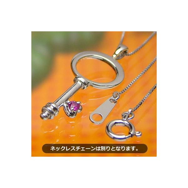■ベビーリングに使用されている宝石は、全て天然宝石です。■宝石：ルビー/7月の誕生石(約2.0mm)■ペンダントトップ：K10(10金)ホワイトゴールド/縦27mm(バチカン含む)×横10mm/厚み：2.6mm/約0.8g■刻印印字数32文...