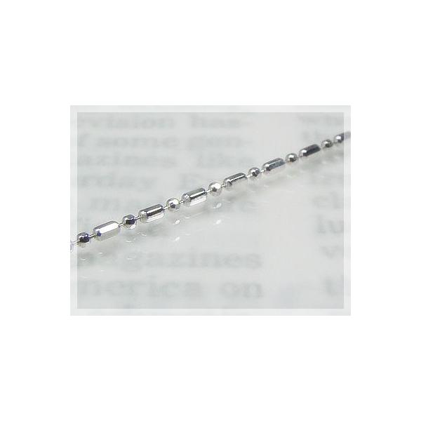 カットボールLSチェーンブレスレット 長さ18cm：幅1.2mm