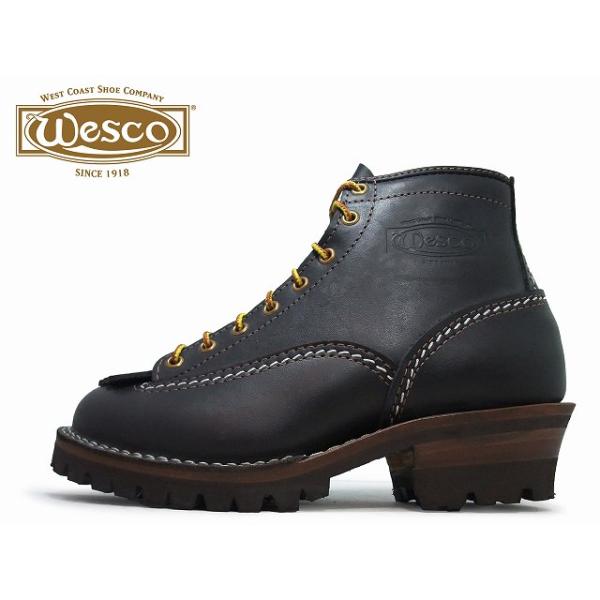 ウエスコ　WESCO ジョブマスター　6 1/2 E facetofacegold_106100-blk-br-sole