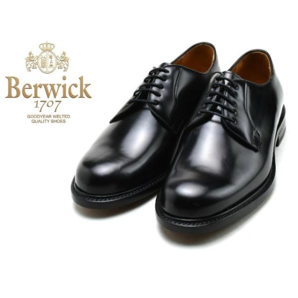 Berwick 1707（バーウィック） プレーントゥ BERWICK 3680 K4 ブラック