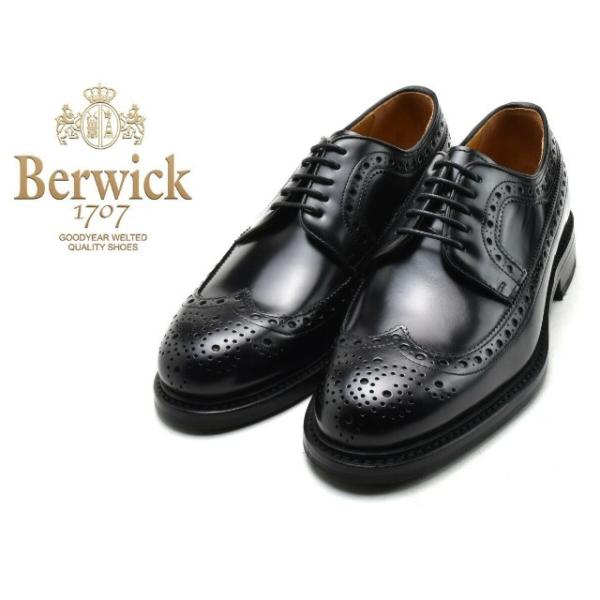 Berwick 1707 ウィングチップ レザーシューズ facetofacegold_berwick-3681-k2