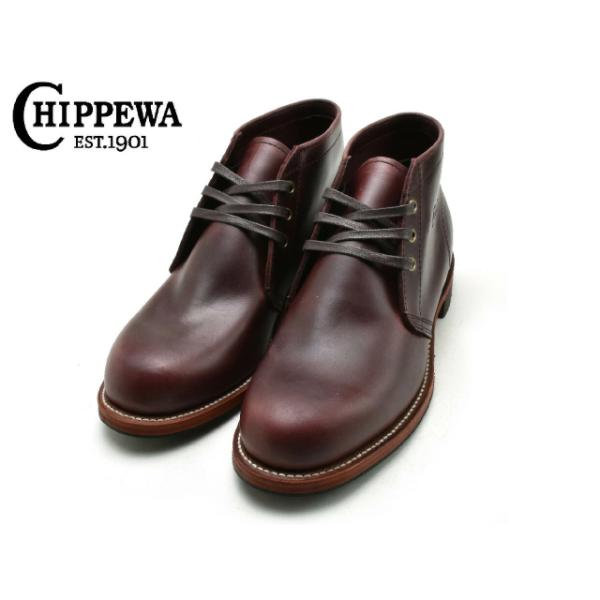 CLARKS / チャッカブーツ / コードバン ホーウィン / UK8 CHIPPEWA チペワ プレーン トゥ チャッカブーツ コードバン