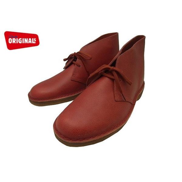 CLARKS N[NX DESERT BOOT fU[gu[c STYLE NO. 20356343 RED INTEREST LEATHER bhC^XgU[ MENS Y UKKi