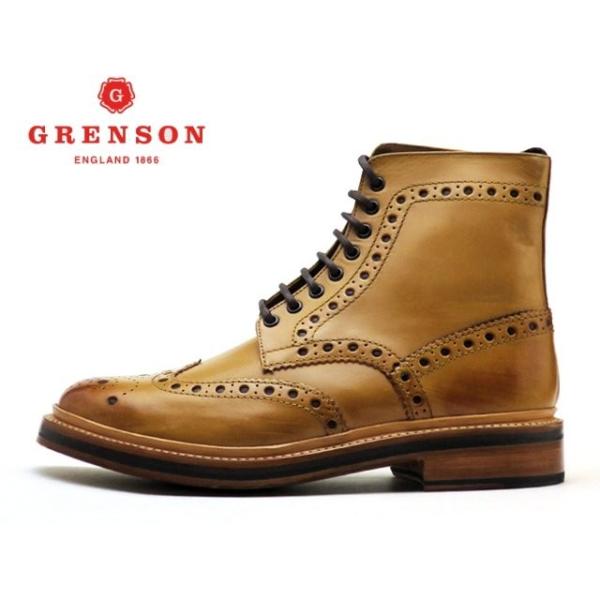 Grenson グレンソン カントリーブーツ ライトブラウン UK6 Grenson グレンソン カントリーブーツ ライトブラウン UK6