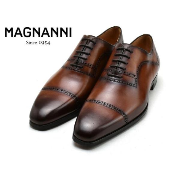 マグナーニ ストレートチップ ストレートチップ ラバーソール ブラック | 15676 BL – MAGNANNI