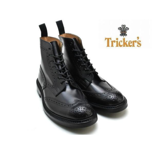 レ*ノ様 トリッカーズ　tricker's ウィングチップ カントリーブーツ ブ Tricker's（トリッカーズ） ウィングチップ カントリーブーツ m5634