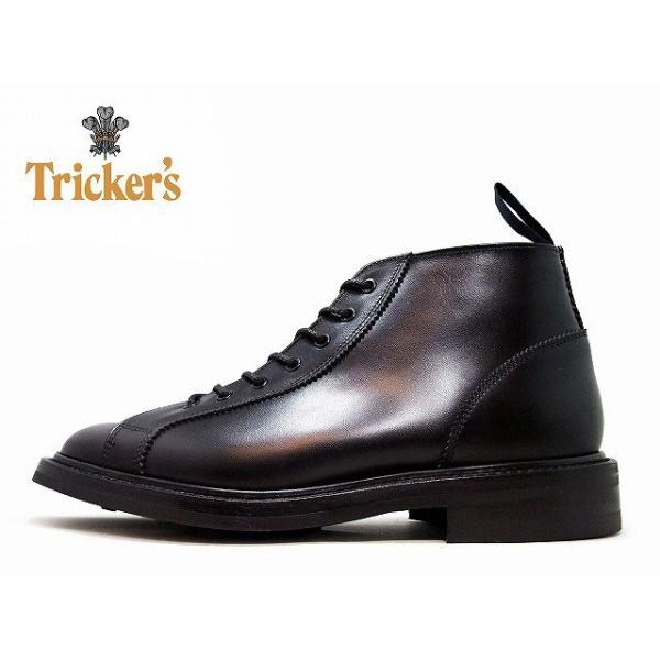 美品✨ トリッカーズ モンキーブーツ レザー ブラック ⭐️極美品⭐️Tricker's トリッカーズ ブーツ モンキー ブーツ
