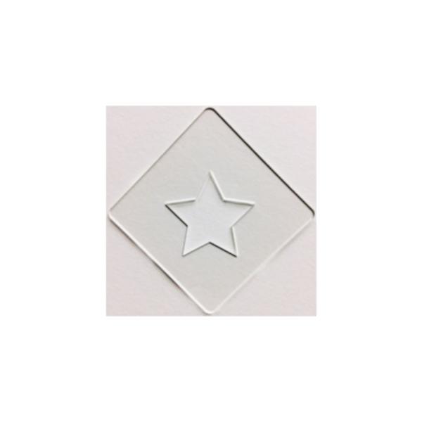 ラテアート用ステンシルシート atta カフェアートステンシル　星　LAS-0002
