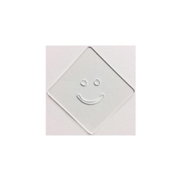 ラテアート用ステンシルシート atta カフェアートステンシル　スマイル　LAS-0003