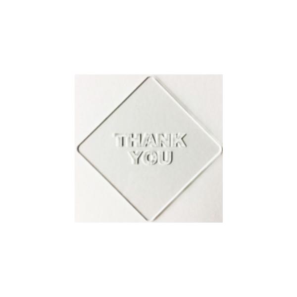 ラテアート用ステンシルシート atta カフェアートステンシル　Thank you　LAS-0041